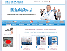 Tablet Screenshot of healthguard.com